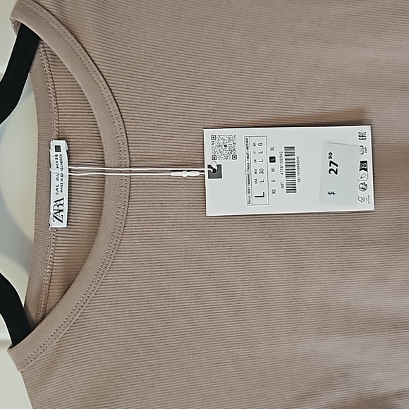 BNWT Zara Short Sleeve Bodysuit (L) - Picture 4 of 6